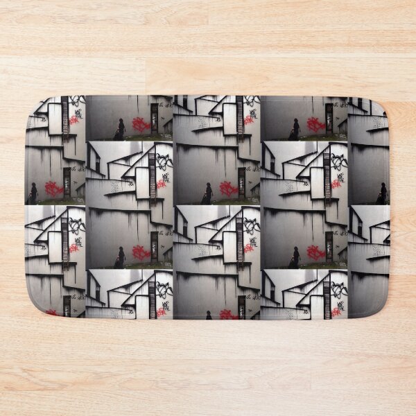 Item preview, Reflective abstract/characters on urban graffiti designed and sold by Piotrek0001.