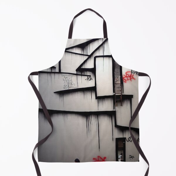 Item preview, Reflective abstract/characters on urban graffiti designed and sold by Piotrek0001.