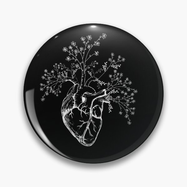 Item preview, Heart , flowers , drawing , small flowers , White flowers designed and sold by Marwis28.