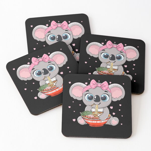 Item preview, Cute Koala Eating Ramen Noodle Kawaii  designed and sold by Africanob.