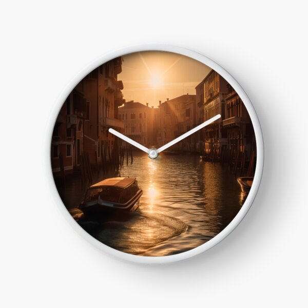 Item preview, Venice at sunrise -3 designed and sold by AIArtShopPro.