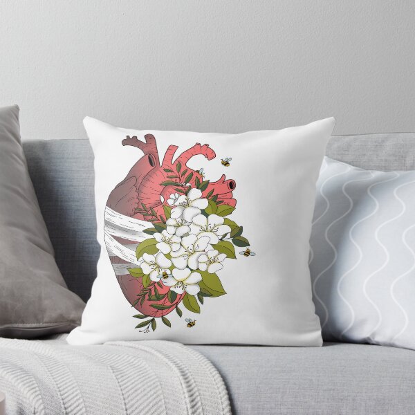 Item preview, floral heart designed and sold by sanowerrr.