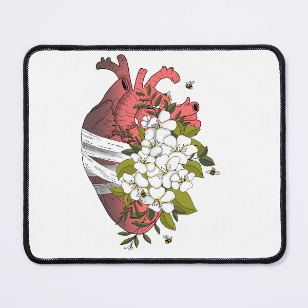 Item preview, floral heart designed and sold by sanowerrr.