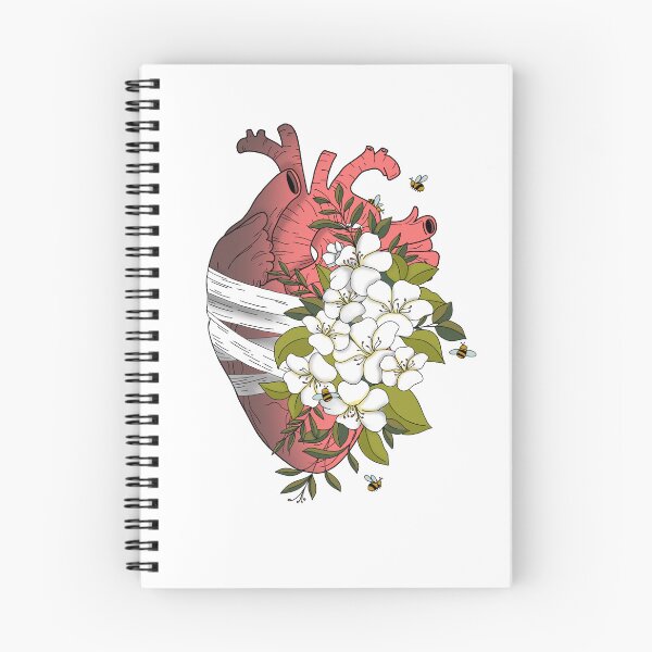 Item preview, floral heart designed and sold by sanowerrr.