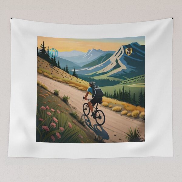 Item preview, Cyclist Commuting on a Dedicated Bike designed and sold by LoFaroShop.
