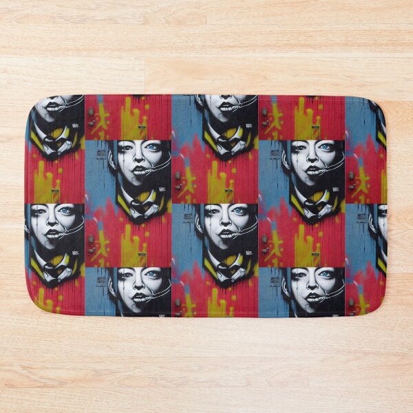 Item preview, Reflective abstract/characters on urban graffiti designed and sold by Piotrek0001.