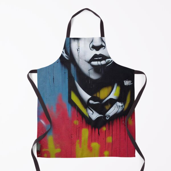 Item preview, Reflective abstract/characters on urban graffiti designed and sold by Piotrek0001.