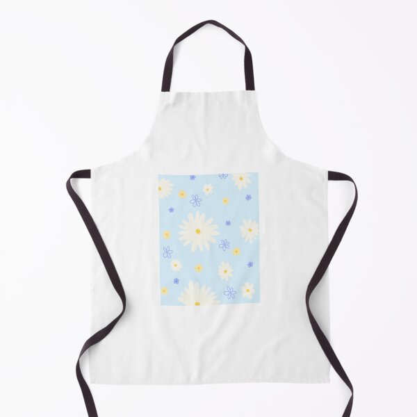 Item preview, Cute White Daisy and Blue Flower Ditsy Print designed and sold by MagicallyStagey.
