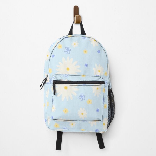 Item preview, Cute White Daisy and Blue Flower Ditsy Print designed and sold by MagicallyStagey.