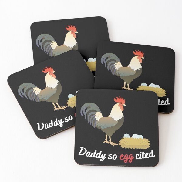 Item preview, Daddy so egg cited happy rooster with eggs designed and sold by Lady-Frost.