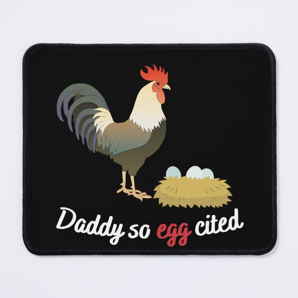 Item preview, Daddy so egg cited happy rooster with eggs designed and sold by Lady-Frost.