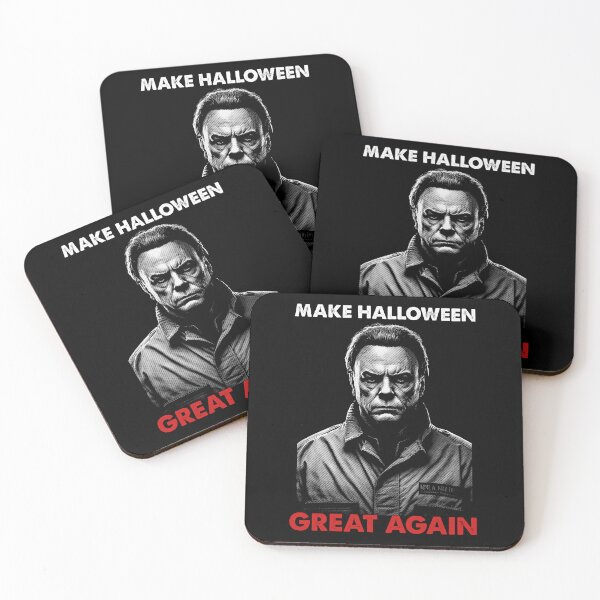 Aperçu de l'œuvre Make Halloween Great Again - Scary Horror Halloween Haddonfield Illinois | Accro aux films d'horreur créée et vendue par MadeByRobots.