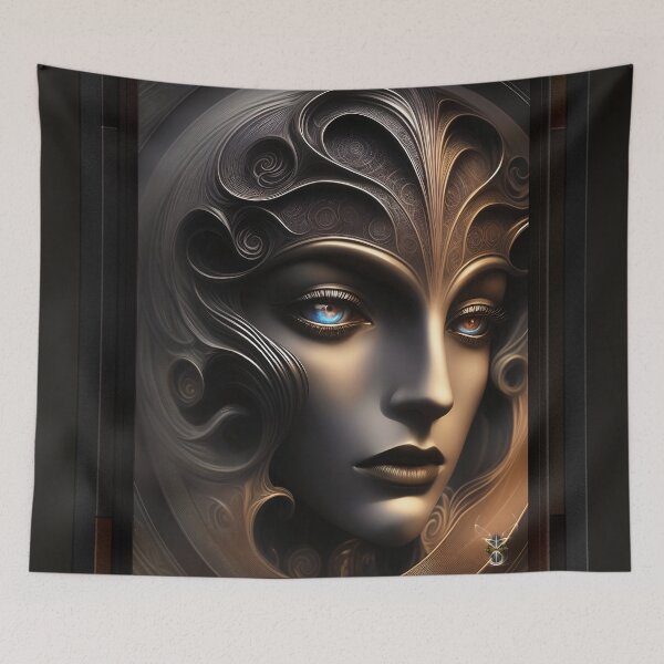 Item preview, A Relief Of Estanzia Phileza Alluring AI Concept Art Illustration by Xzendor7 designed and sold by Xzendor7 Digital Art Creations.