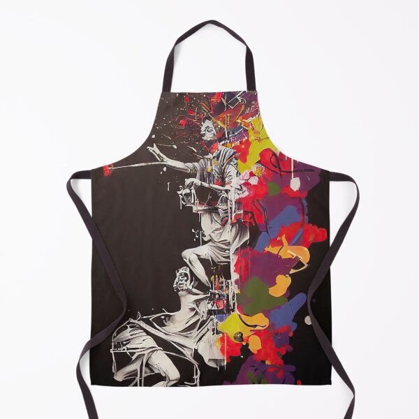 Item preview, Reflective abstract/characters on urban graffiti designed and sold by Piotrek0001.
