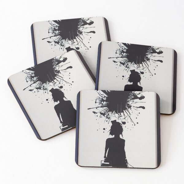 Item preview, Reflective abstract/characters on urban graffiti designed and sold by Piotrek0001.