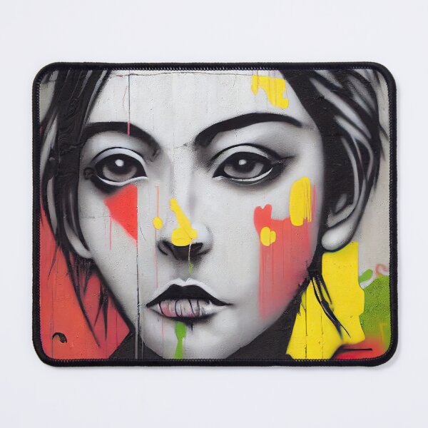 Item preview, Reflective abstract/characters on urban graffiti designed and sold by Piotrek0001.