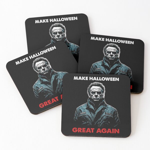 Aperçu de l'œuvre Make Halloween Great Again - Scary Horror Halloween Haddonfield Illinois | Accro aux films d'horreur créée et vendue par MadeByRobots.