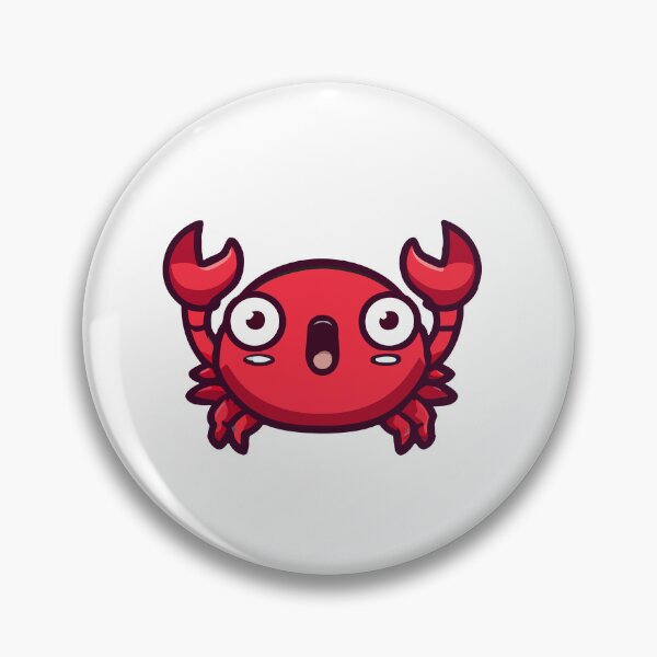 Item preview, Crab Mascot Excited  designed and sold by spyduckz.