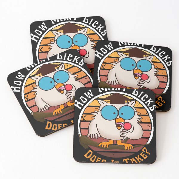 Item preview, Funny Owl How Many Licks Does It Take Retro Vintage designed and sold by crookmarx32.