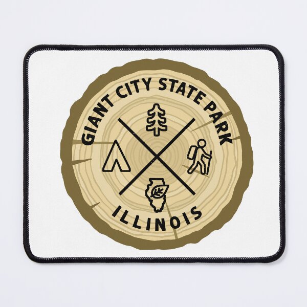 Item preview, Giant City State Park Illinois Log Slice designed and sold by VanyaKar.