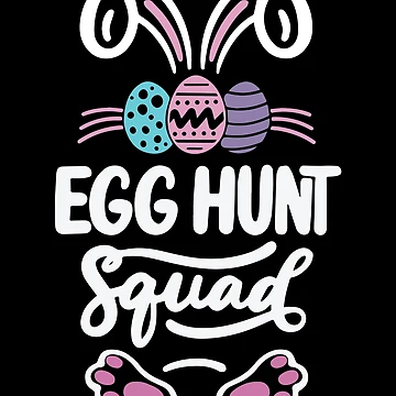 Vorschaubild zum Design Egg Hunt Squad Easter Funny Boys Girls Kids Easter Egg Hunt Gear von DynamicDesign