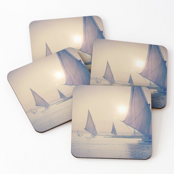 Item preview, Copie de Copie de Copie de Copie de Sunrise on the Nile river, fishermen  and hot air balloons-  landscape - Egypt photography designed and sold by art-of-egypt.