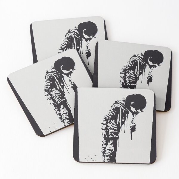 Item preview, Reflective abstract/characters on urban graffiti designed and sold by Piotrek0001.