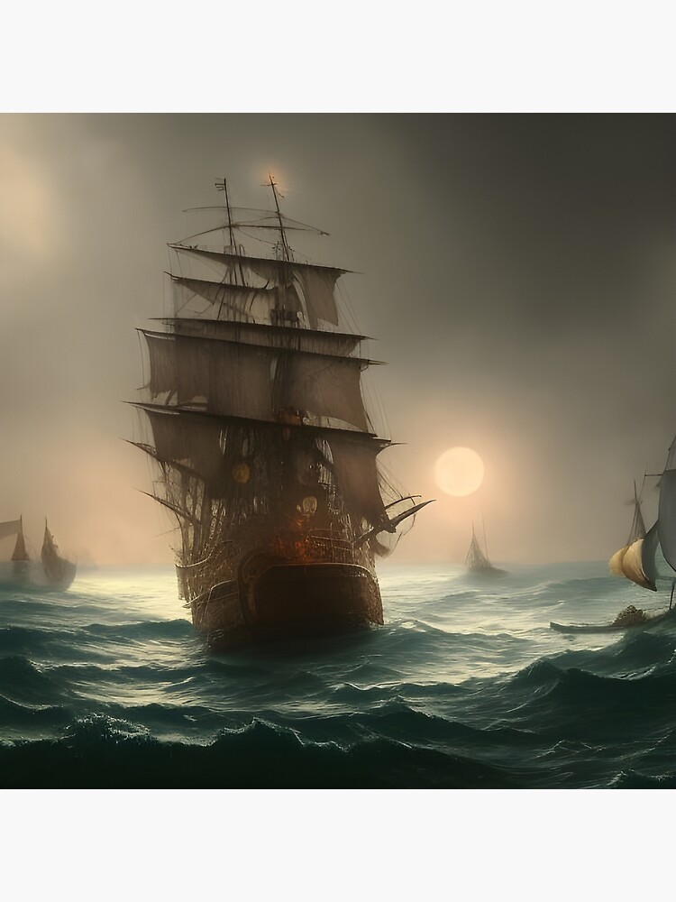 Thumbnail 3 of 3, Poster, Spanish Galleon designed and sold by LenCarol.