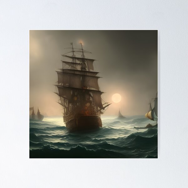 Spanish Galleon Poster