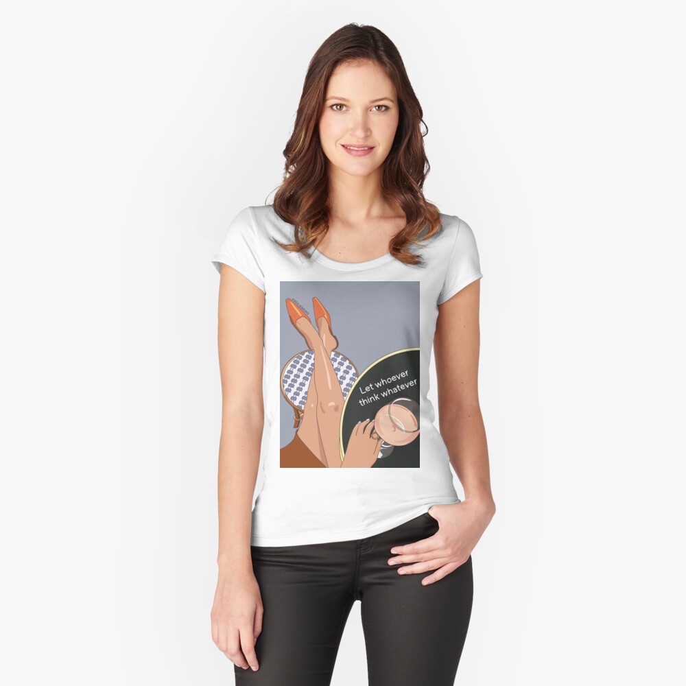 Item preview, Fitted Scoop T-Shirt designed and sold by elebea.