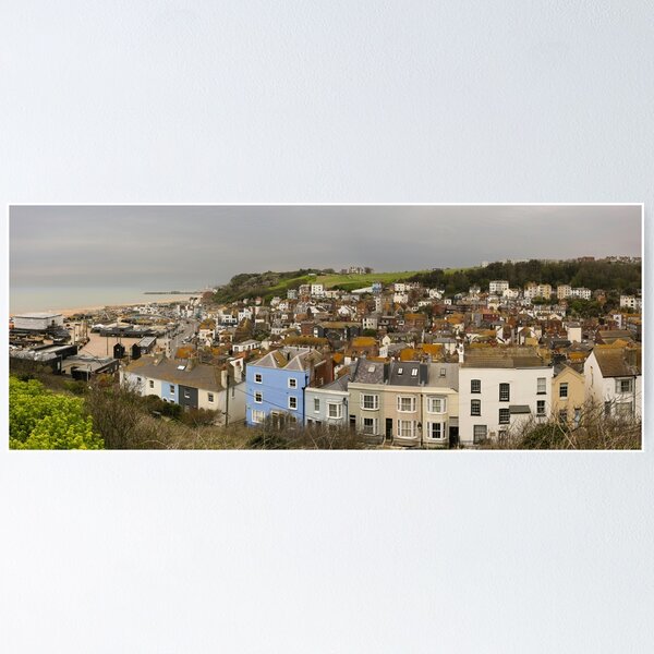 Item preview, Panorama of Hastings Old Town designed and sold by Leighton Collins.