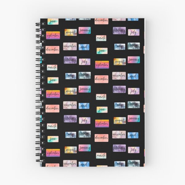 Item preview, 12 months of the year, journal Planner designed and sold by Haministic.