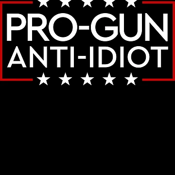Imagen de la obra Pro Gun Anti Idiot Men's Pro Gun Anti Idiot Gear de DynamicDesign