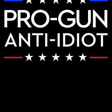 Imagen de la obra Pro Gun Anti Idiot Men's Pro Gun Anti Idiot Gear de DynamicDesign