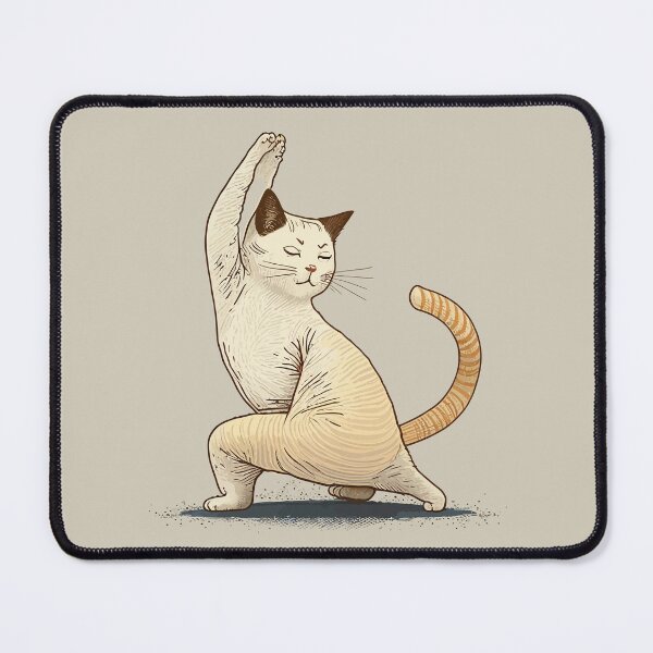Item preview, Cat doing Yoga designed and sold by Amir Faysal.