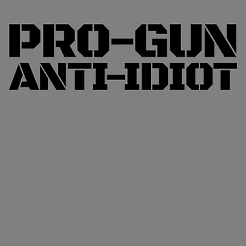 Imagen de la obra Pro Gun Anti Idiot Men's Pro Gun Anti Idiot Gear de DynamicDesign