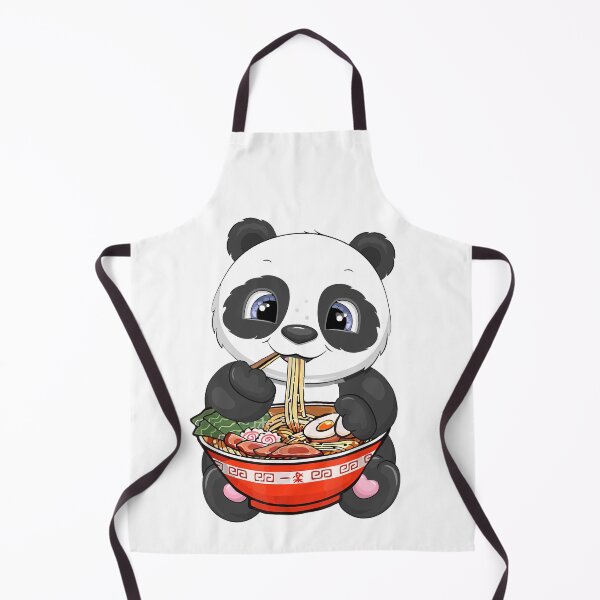 Item preview, Kawaii Anime Panda eating Ramen Japanese Noodles Panda Lover designed and sold by Africanob.