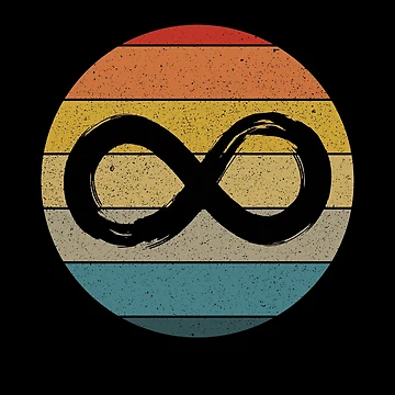 Vorschaubild zum Design Neurodiversity Infinity Retro Sunset Autism Awareness Gear von DynamicDesign