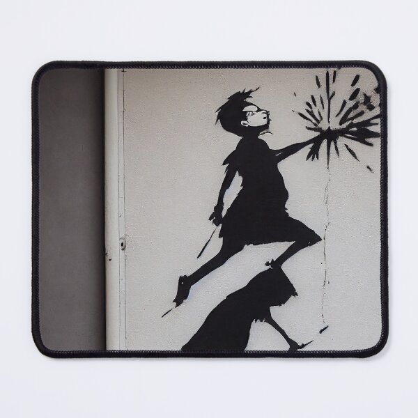 Item preview, Reflective abstract/characters on urban graffiti designed and sold by Piotrek0001.