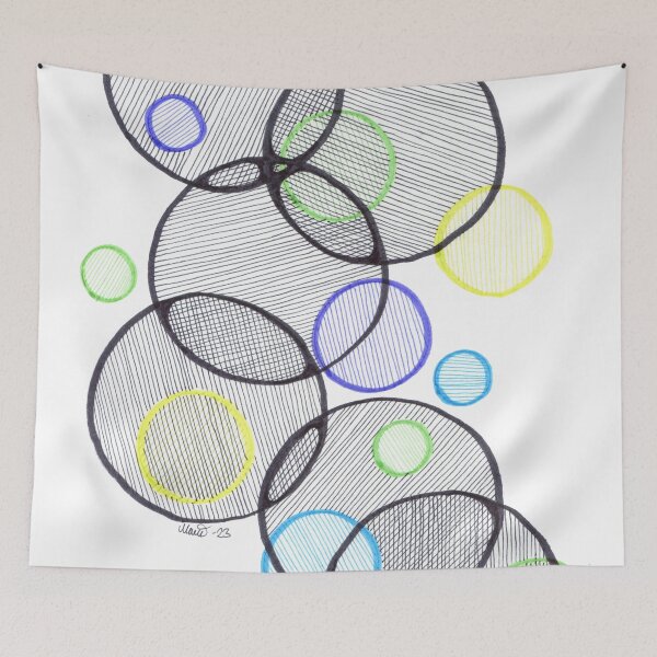 Item preview, The Blue Bubbles designed and sold by MariaOfSweden.