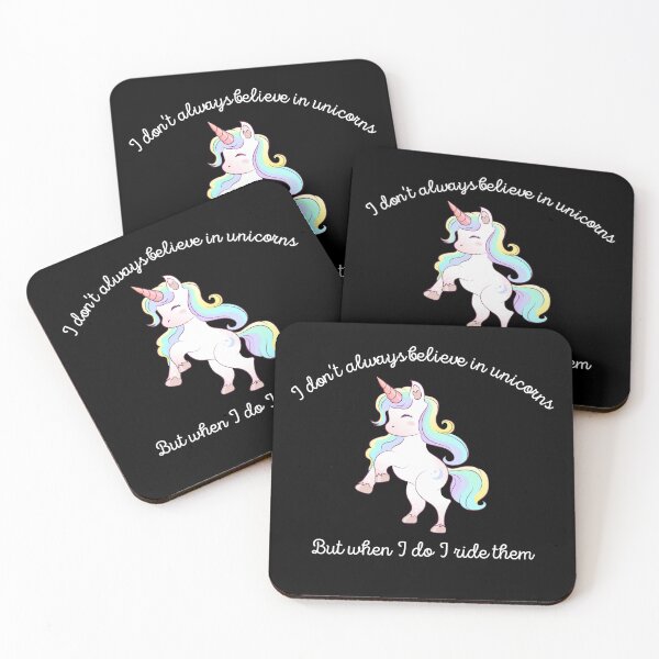 Item preview, I don't always believe in unicorns, but when I do I ride them designed and sold by Loot Locker.