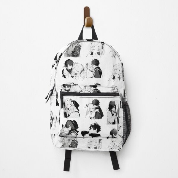 Item preview, Anime characters black and white pattern designed and sold by EktorStudios.