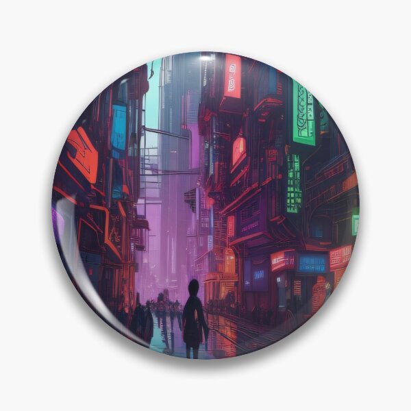 Item preview, Cyberpunk dystopian city vibes designed and sold by shadowartsss.