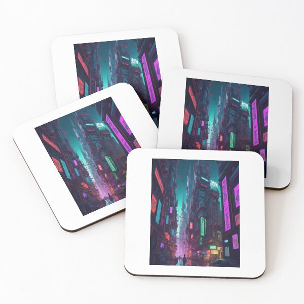 Item preview, Cyberpunk dystopian city vibes designed and sold by shadowartsss.