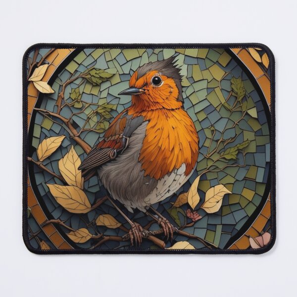 Item preview, Mosaic Robin  designed and sold by Teafortwot42.