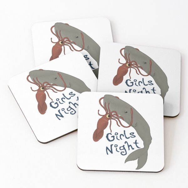 Item preview, Girls Night WhaleSquid designed and sold by Salty-Cashews.