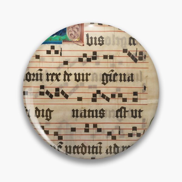 Item preview, Illuminated Manuscript - Medieval Hymnal Graphic designed and sold by handymaryloui.