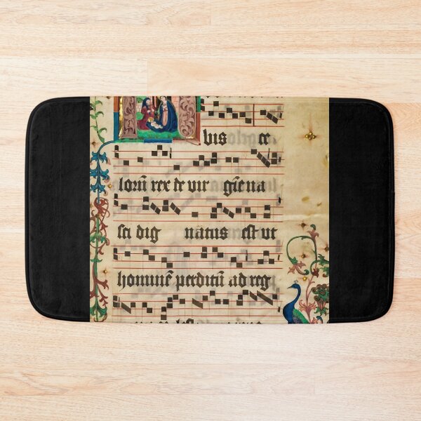 Item preview, Illuminated Manuscript - Medieval Hymnal Graphic designed and sold by handymaryloui.