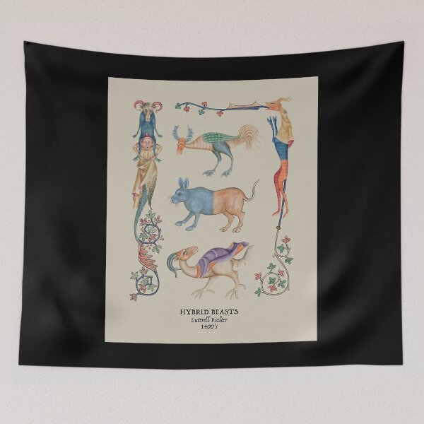 Item preview, Medieval Hybrid Beasts Luttrell Psalter 1400_s Premium designed and sold by handymaryloui.