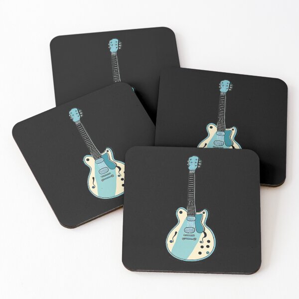 Item preview, blue guitar designed and sold by BonjourAlba.
